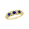 Stackable Blue Sapphire Ring