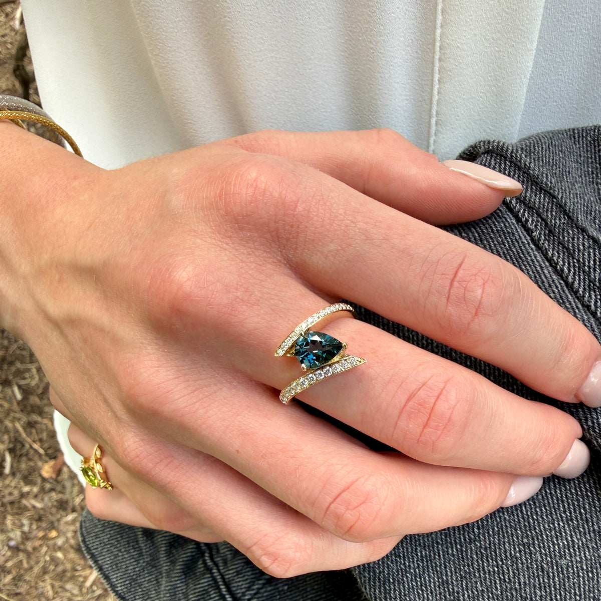 London Blue Topaz Ring