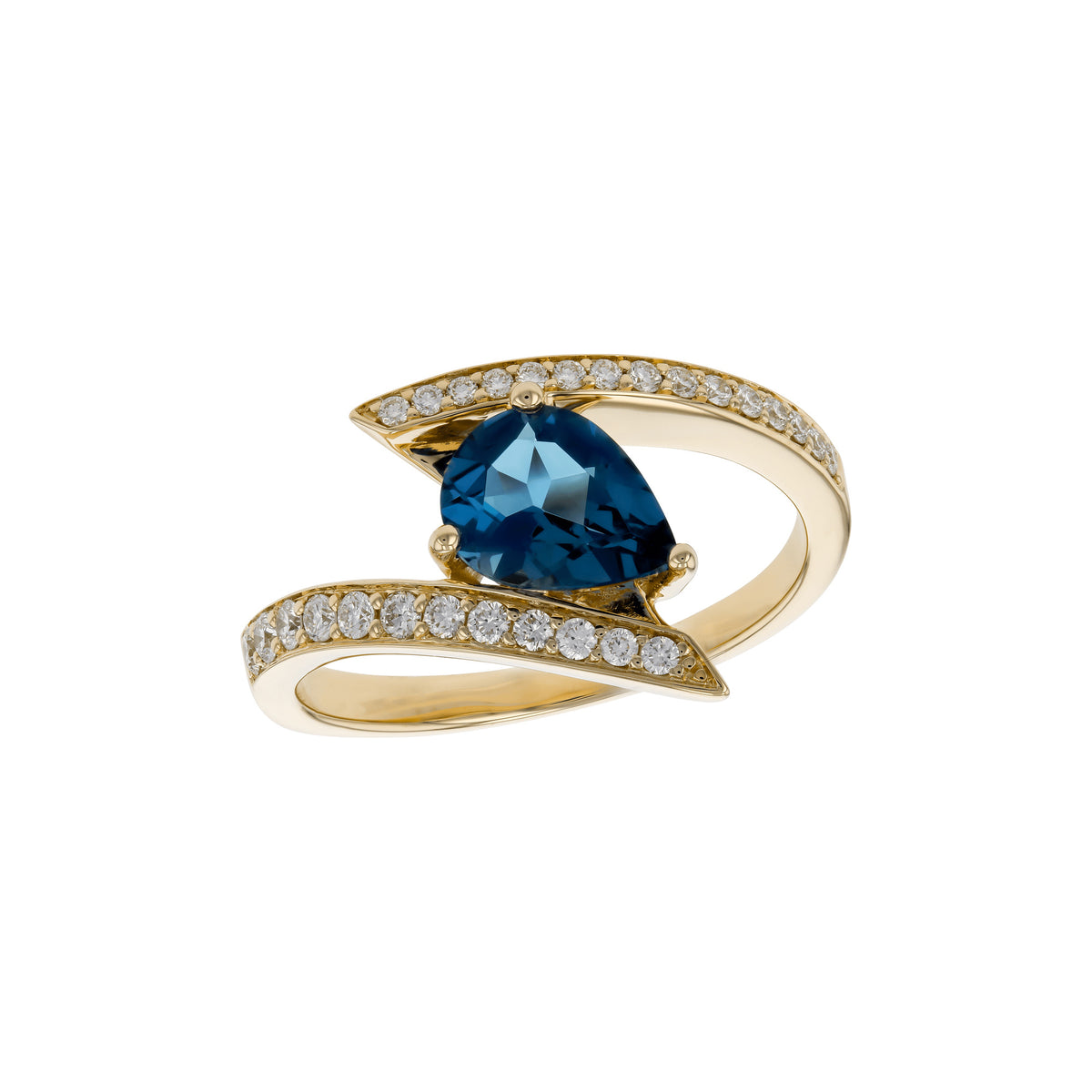 London Blue Topaz Ring