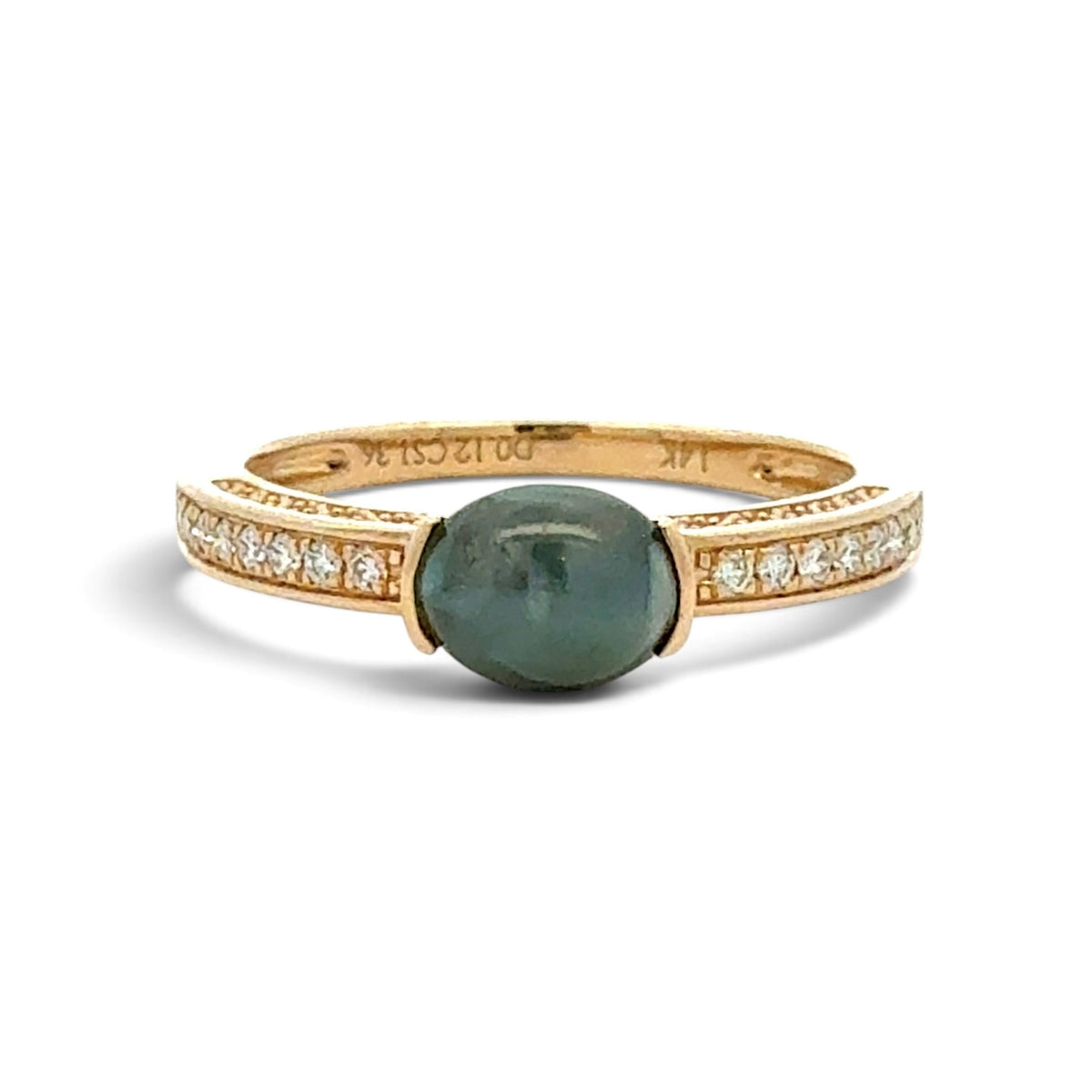 Natural Cat's-eye Alexandrite Ring