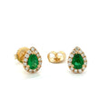 Emerald Earrings by Apex, SKU 210-00377, main view — Moses Jewelers
