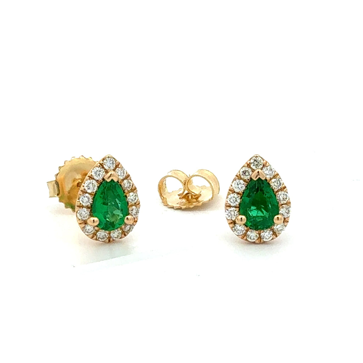Emerald Earrings by Apex, SKU 210-00377, main view — Moses Jewelers