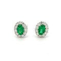 Emerald Earrings by Apex, SKU 210-00416, main view — Moses Jewelers