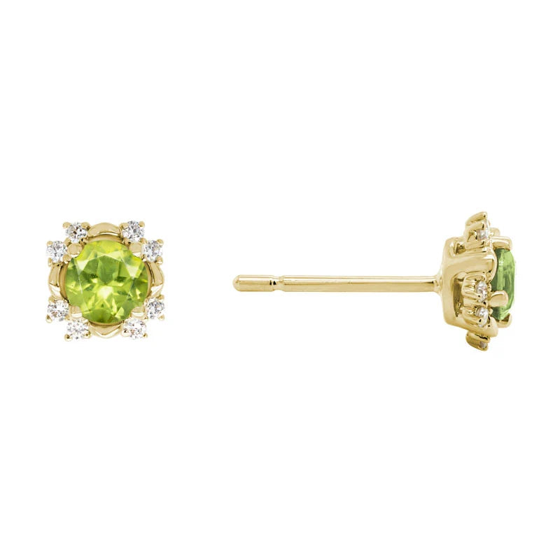 Peridot Earrings by Artistry, Ltd, SKU 210-00439, main view — Moses Jewelers