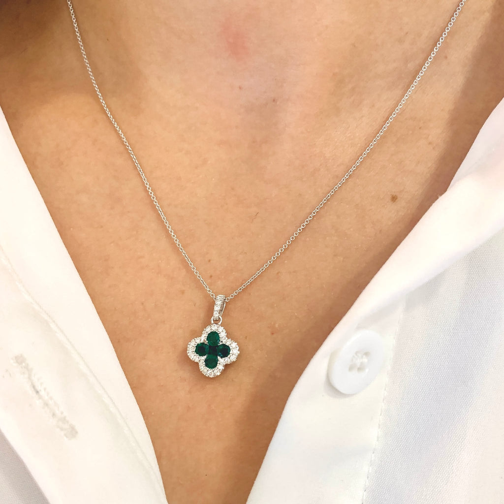 Emerald Necklace by Artistry, Ltd, SKU 230-00499, view 2 — Moses Jewelers