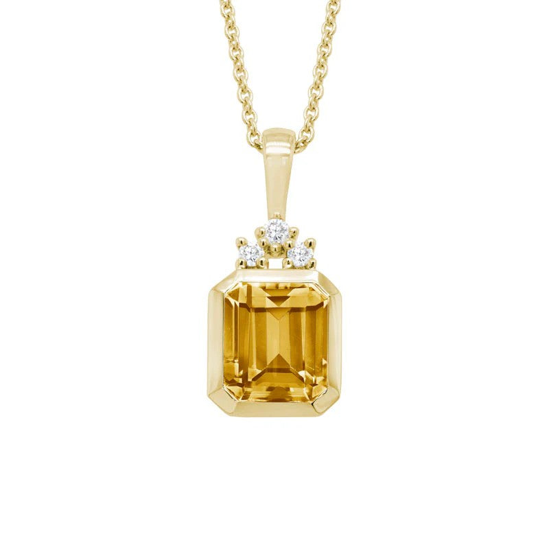 Citrine Necklace by Artistry, Ltd, SKU 230-00571, main view — Moses Jewelers