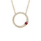 Ruby & Diamond Necklace by Artistry, Ltd, SKU 230-00624, main view — Moses Jewelers