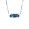 London Blue Topaz Necklace by Artistry, Ltd, SKU 230-00595, main view — Moses Jewelers