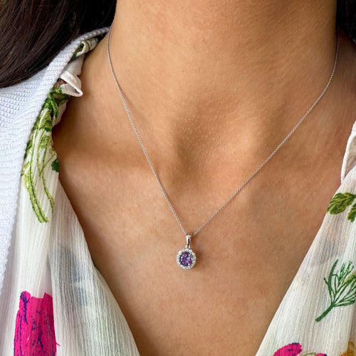 Amethyst Necklace by Artistry, Ltd, SKU 230-00596, view 2 — Moses Jewelers