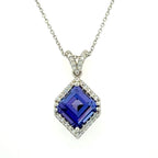 Tanzanite Necklace by Converge Custom, SKU 230-00607, main view — Moses Jewelers