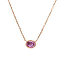 Pink Sapphire Necklace by Apex, SKU 230-00613, main view — Moses Jewelers