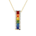 Rainbow Sapphire Necklace