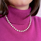 Pearl & Gold Bead Necklace by Stuller, SKU 340-28992, view 2 — Moses Jewelers
