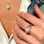 Pearl Ring by Artistry, Ltd, SKU 340-29027, view 2 — Moses Jewelers