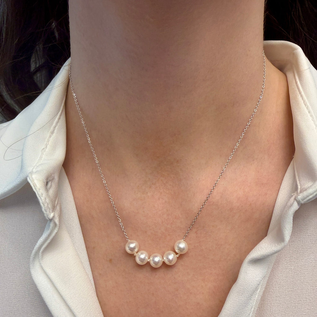 Pearl Necklace by Royal Chain Inc., SKU 340-29056, view 2 — Moses Jewelers