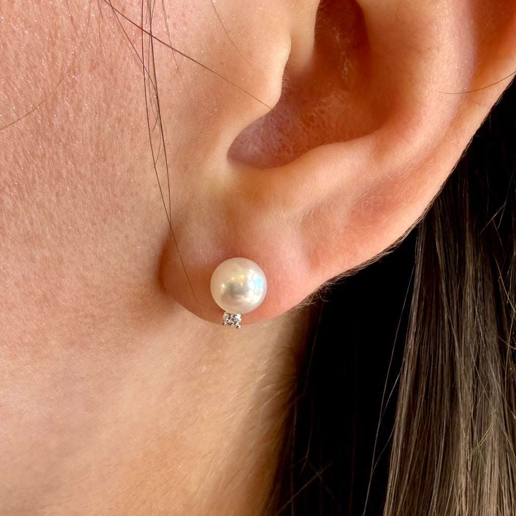 Pearl Earrings by Tara & Sons, Inc., SKU 340-29063, view 2 — Moses Jewelers
