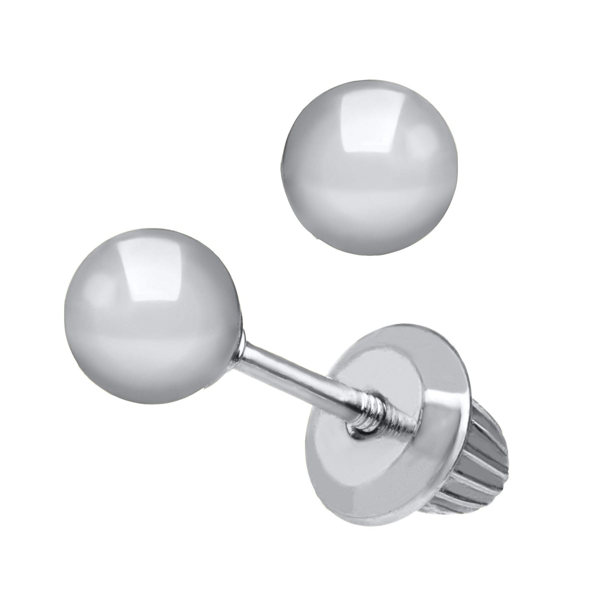 Child's Ball Stud Earrings by Marathon, SKU 425-42342, main view — Moses Jewelers