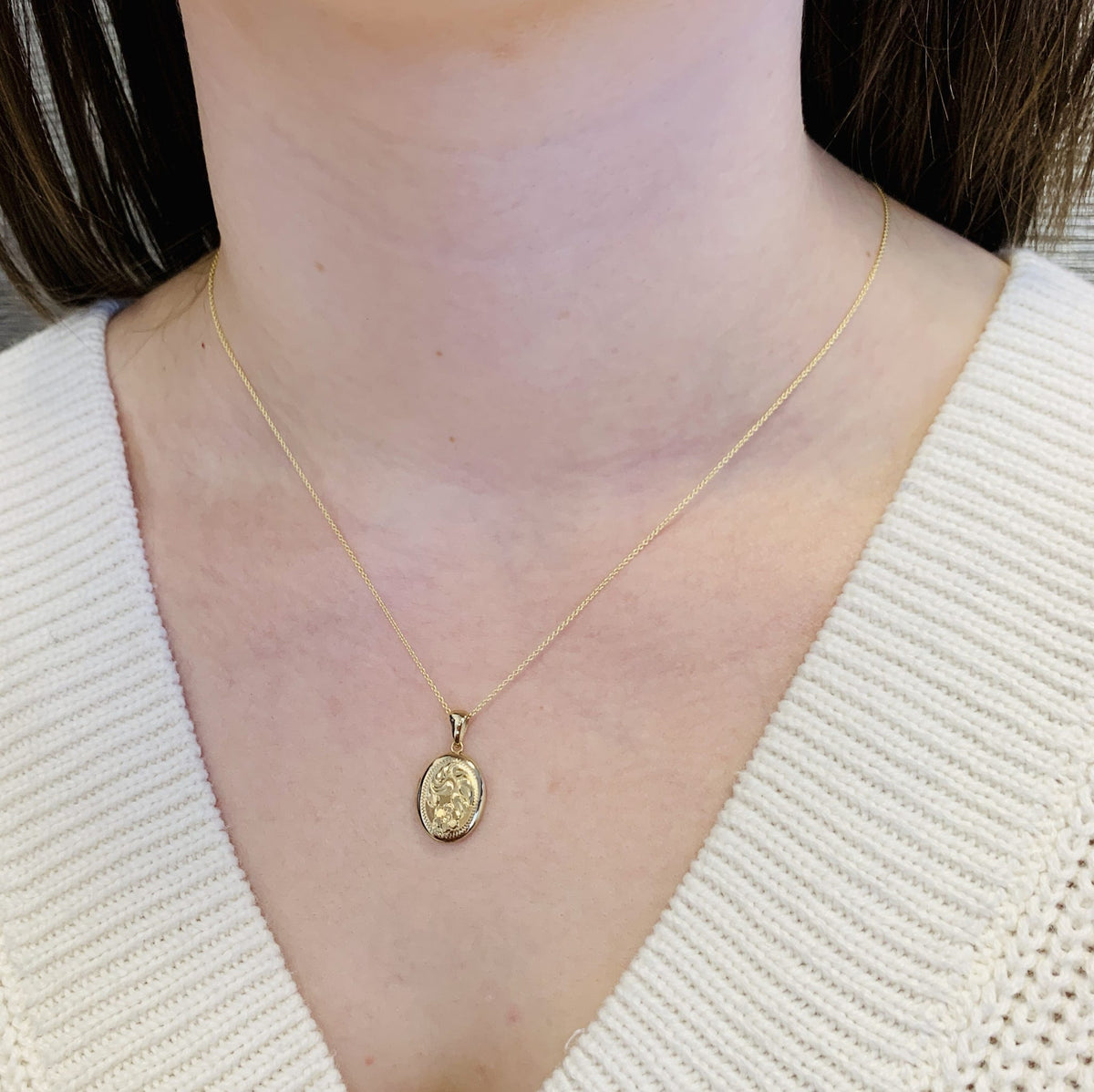 Engraved Locket by Artistry, Ltd, SKU 435-00181, view 2 — Moses Jewelers