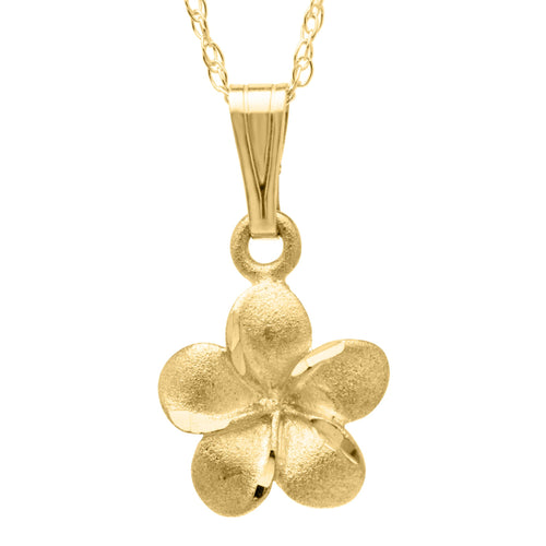 Child's Flower Necklace by Marathon, SKU 435-00415, main view — Moses Jewelers