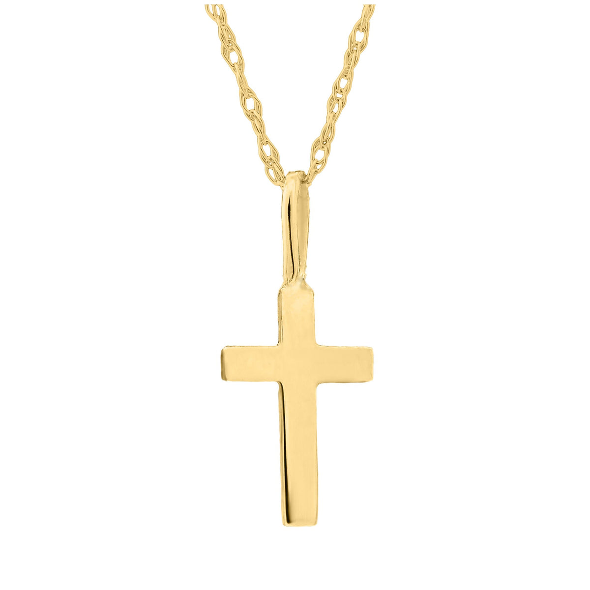 Child's Cross Necklace by Marathon, SKU 435-00406, main view — Moses Jewelers