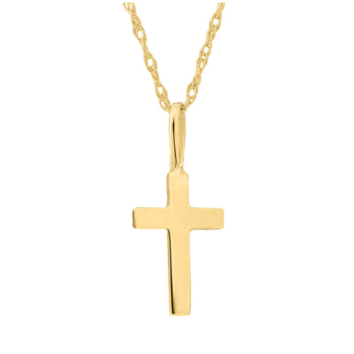 Child's Cross Necklace by Marathon, SKU 435-00406, main view — Moses Jewelers