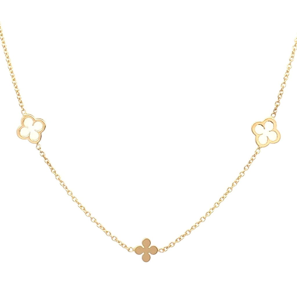 Clover Station Necklace