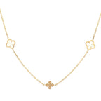 Clover Station Necklace