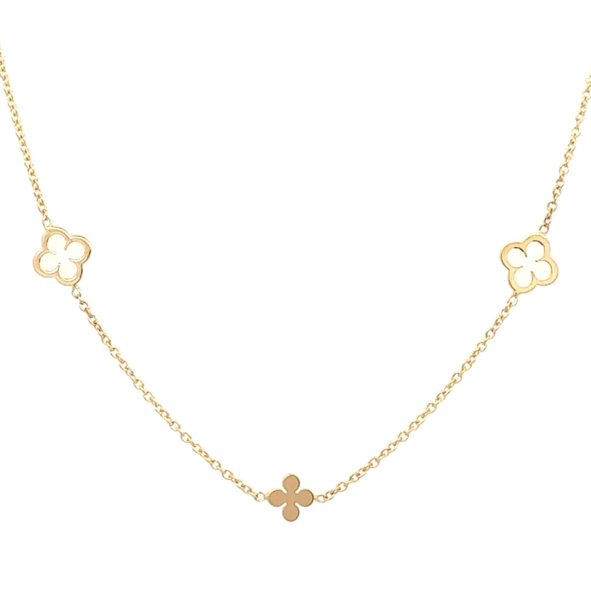 Clover Station Necklace