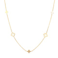 Clover Station Necklace