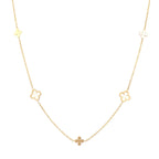 Clover Station Necklace