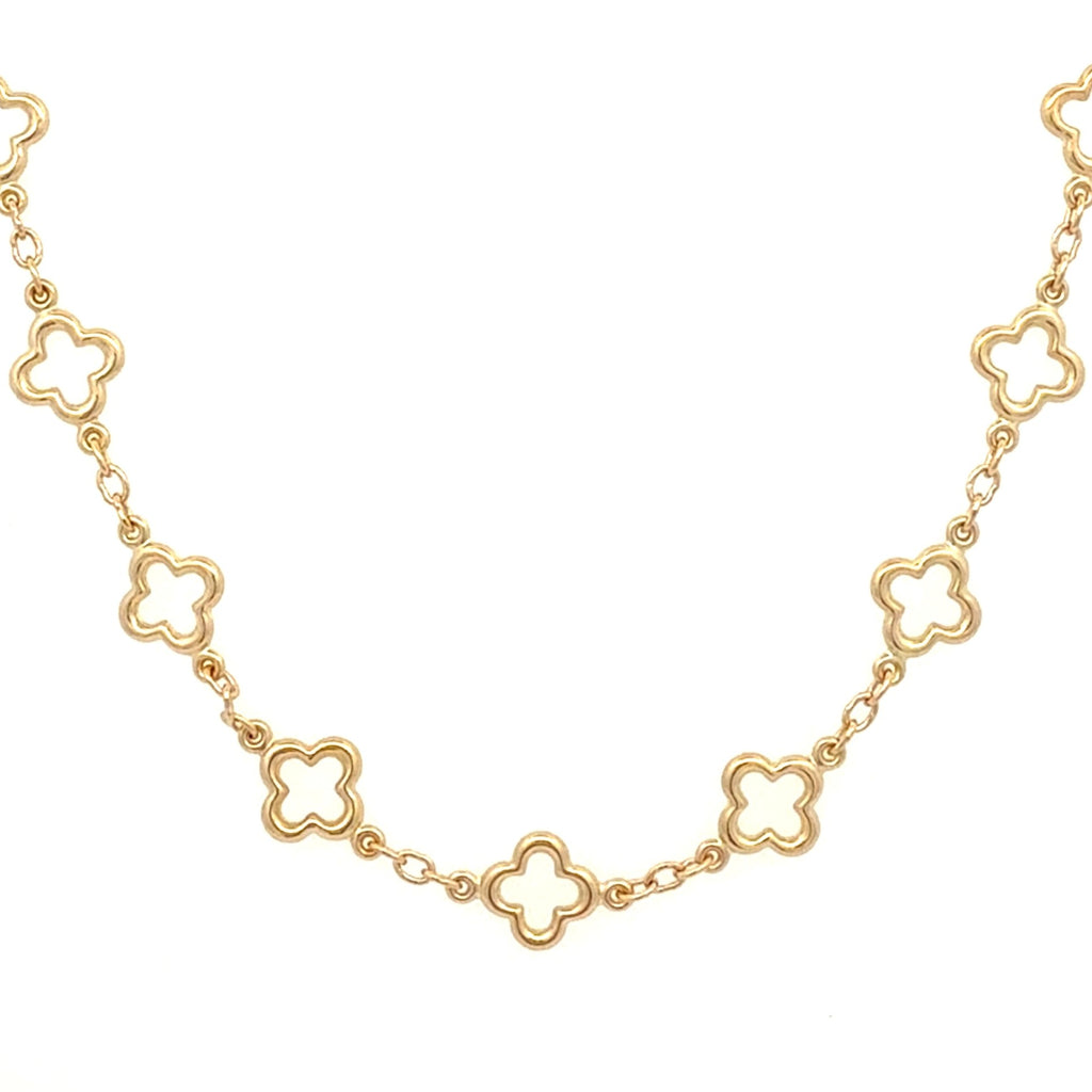 Clover Station Necklace