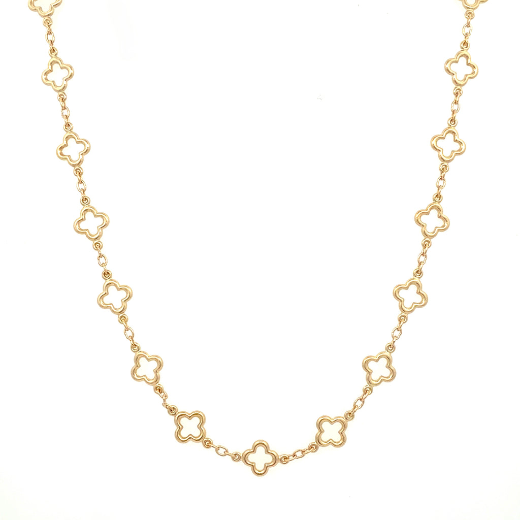 Clover Station Necklace