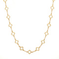 Clover Station Necklace