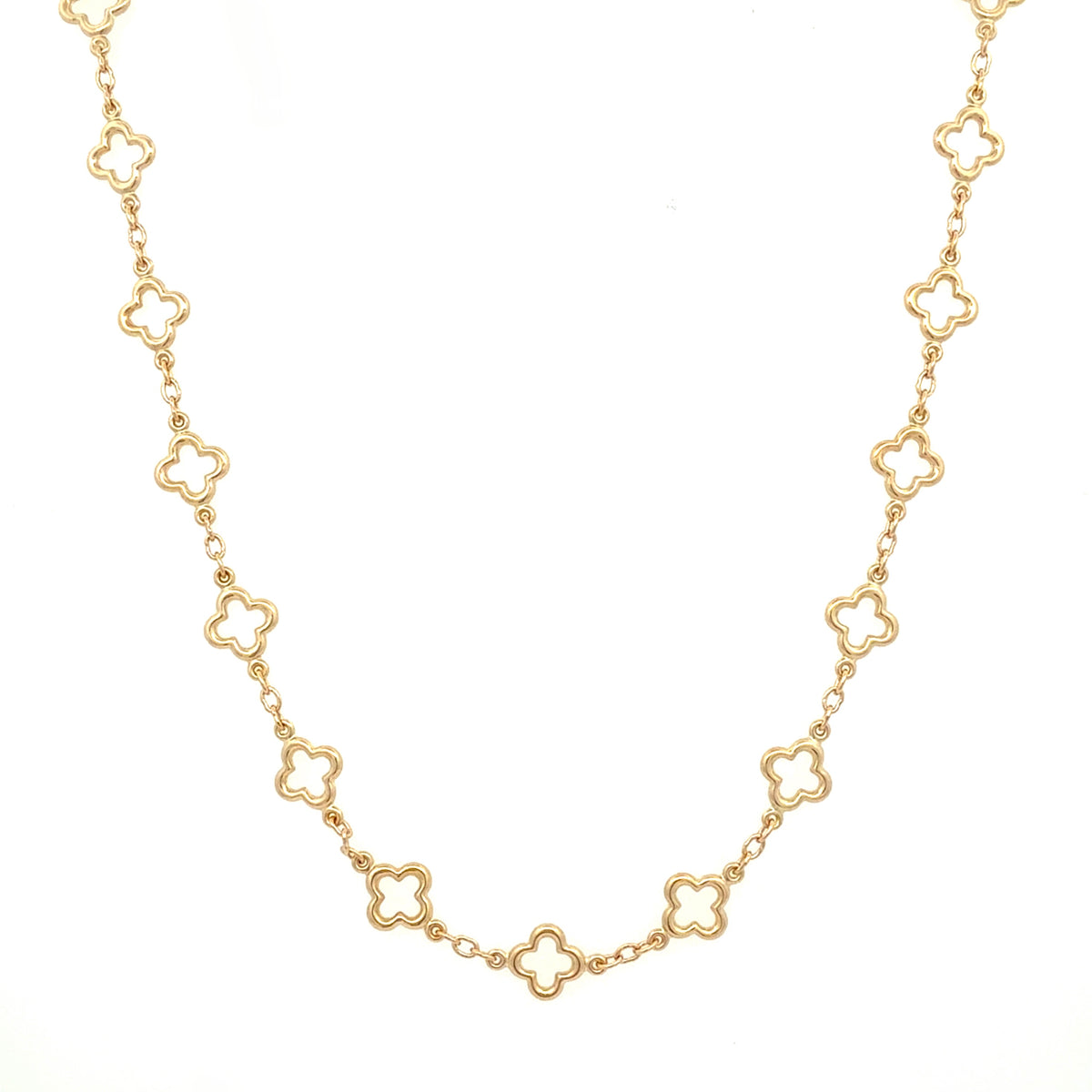 Clover Station Necklace