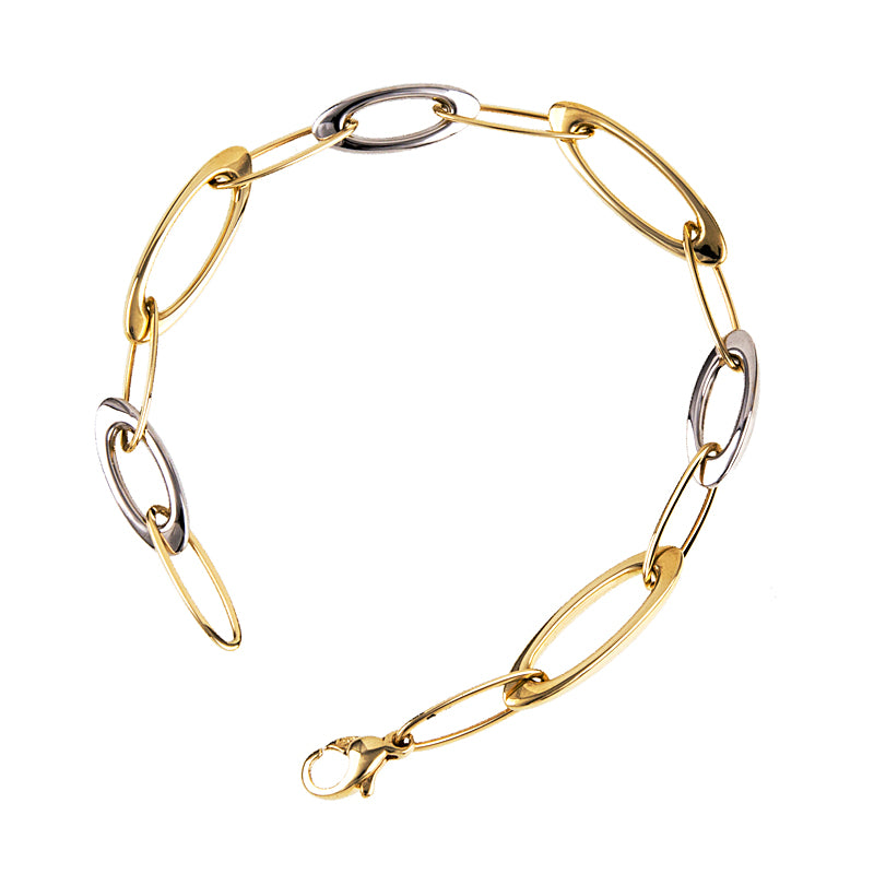 Oval Link Bracelet by Quality Gold, Inc., SKU 440-09036, main view — Moses Jewelers