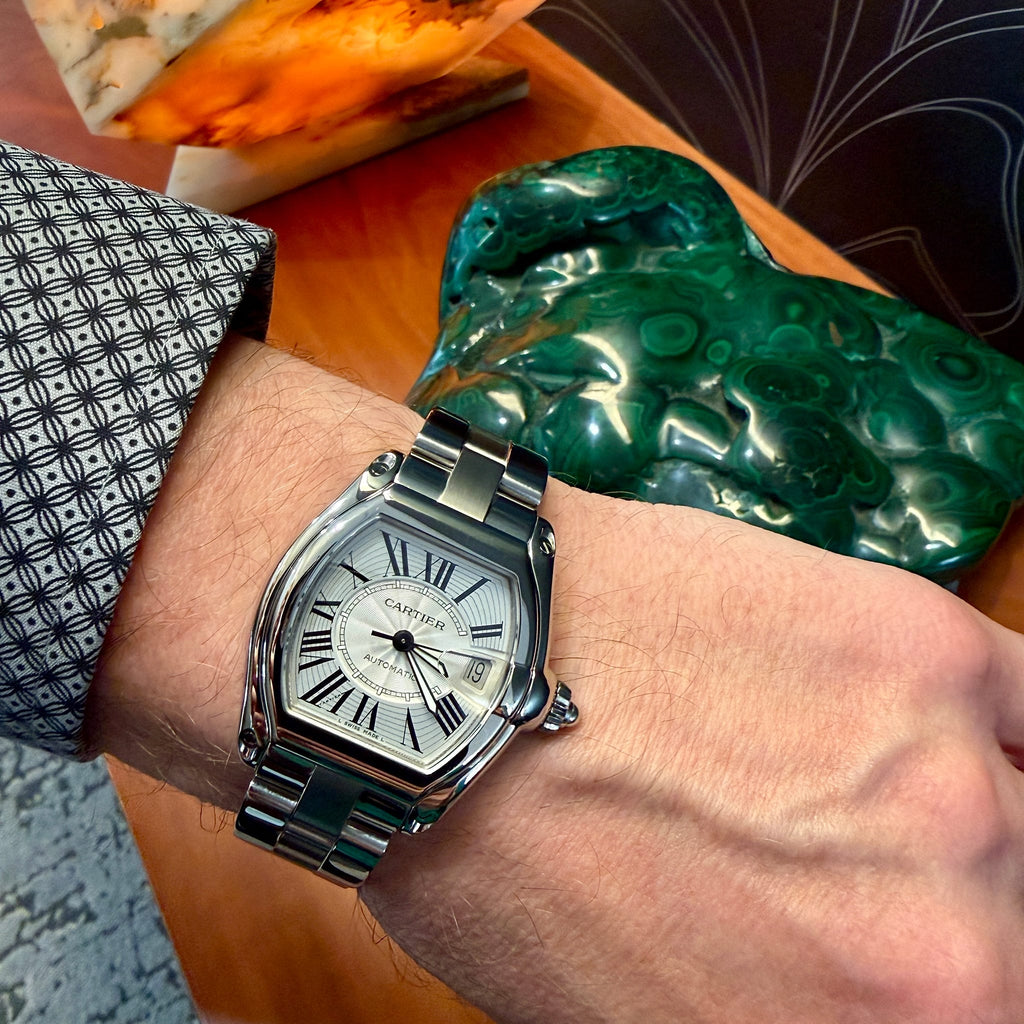 Pre-owned Cartier Roadster by Moses Street, SKU 500-03280, view 2 — Moses Jewelers