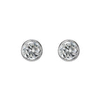 Two silver toe rings with geometric designs on a white background