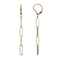 Paperclip Dangle Earrings by Charles Garnier USA, SKU 650-647796, main view — Moses Jewelers