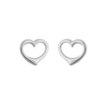 Open Heart Stud Earrings by Artistry, Ltd, SKU 650-648452, main view — Moses Jewelers