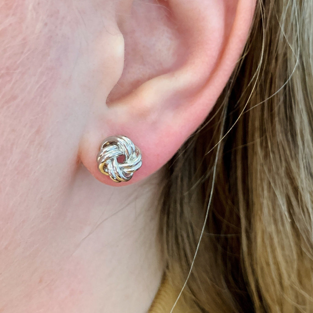 Loveknot Earrings by Artistry, Ltd, SKU 650-648457, view 2 — Moses Jewelers