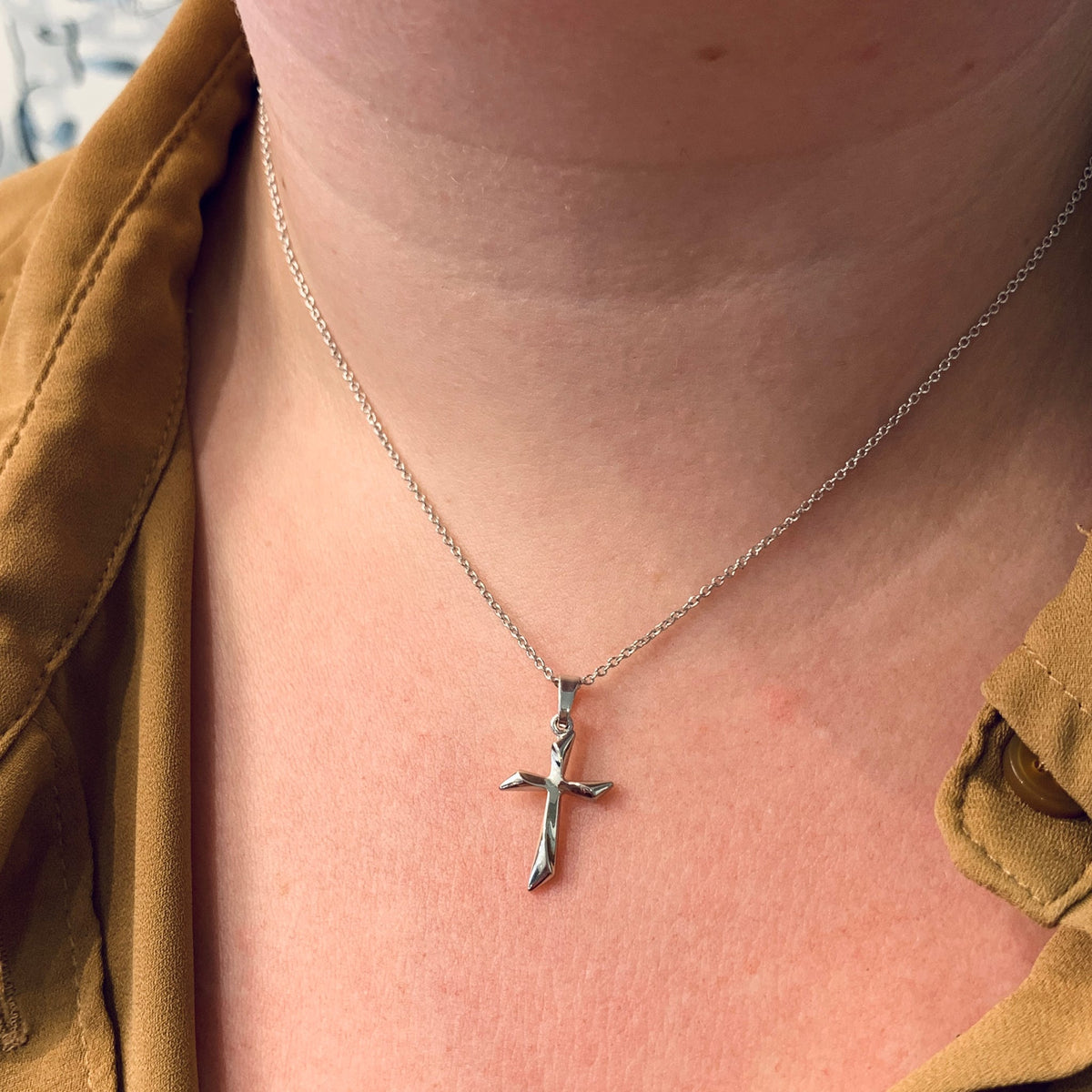 Cross Necklace by Artistry, Ltd, SKU 650-648572, view 2 — Moses Jewelers