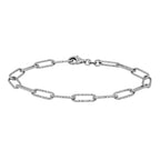 Sparkling Paperclip Bracelet by Artistry, Ltd, SKU 650-648307, main view — Moses Jewelers