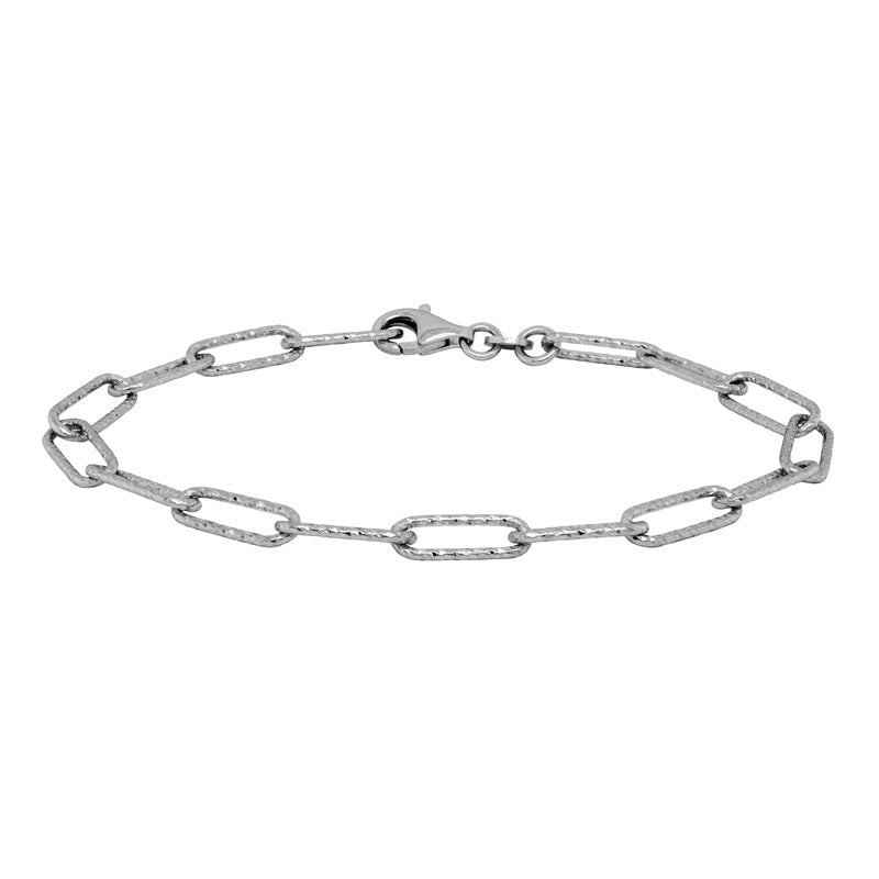 Sparkling Paperclip Bracelet by Artistry, Ltd, SKU 650-648307, main view — Moses Jewelers
