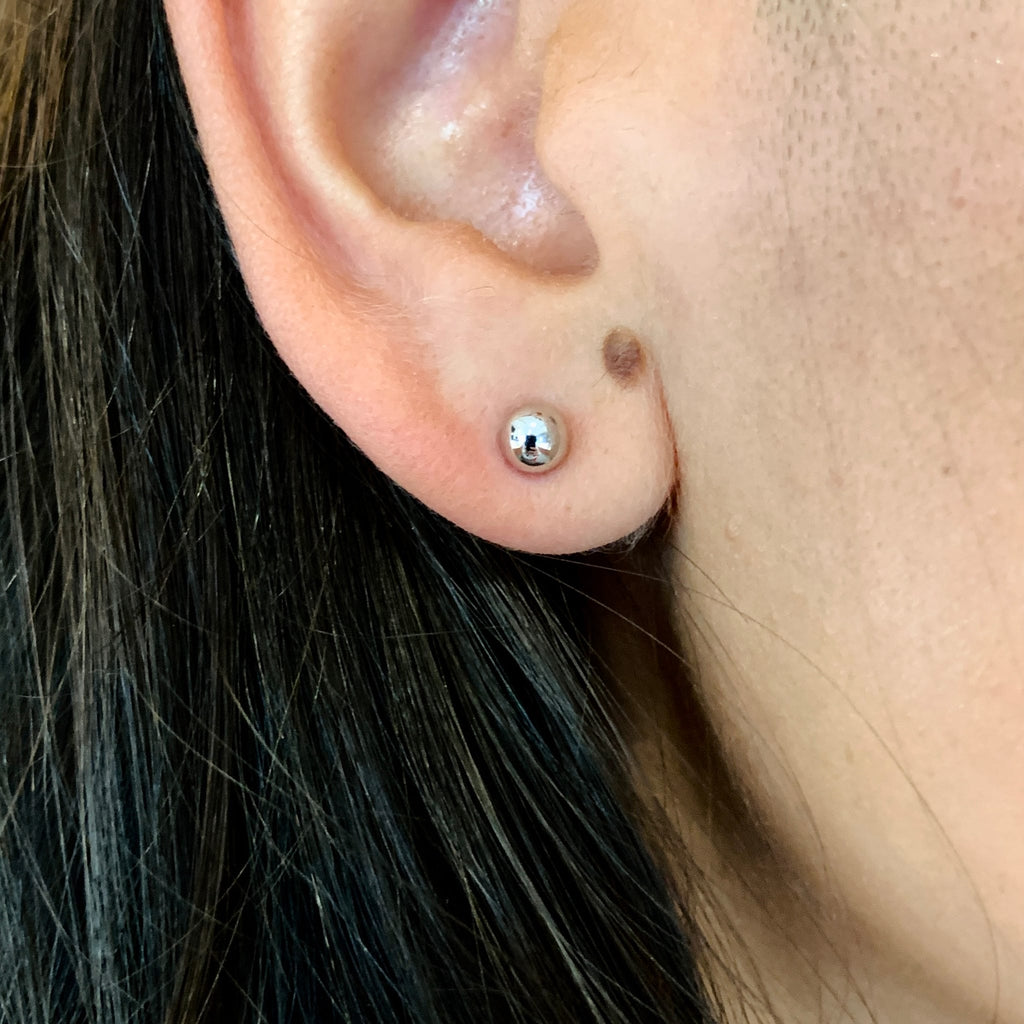 Ball Stud Earrings by Artistry, Ltd, SKU 650-648325, view 2 — Moses Jewelers