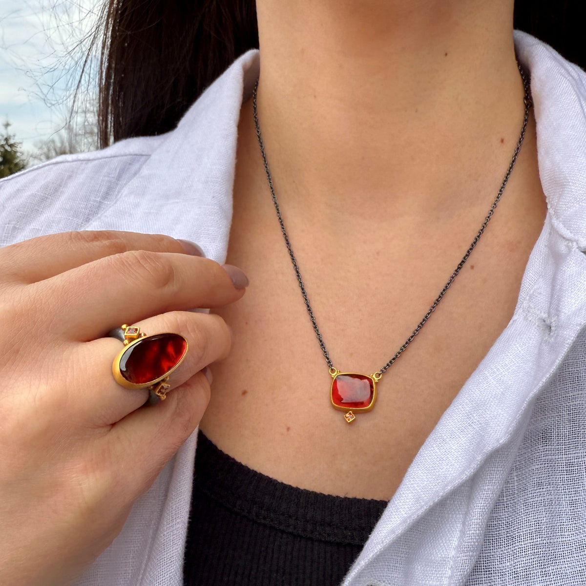Mara Necklace by Lika Behar Collection, SKU 650-648400, view 2 — Moses Jewelers