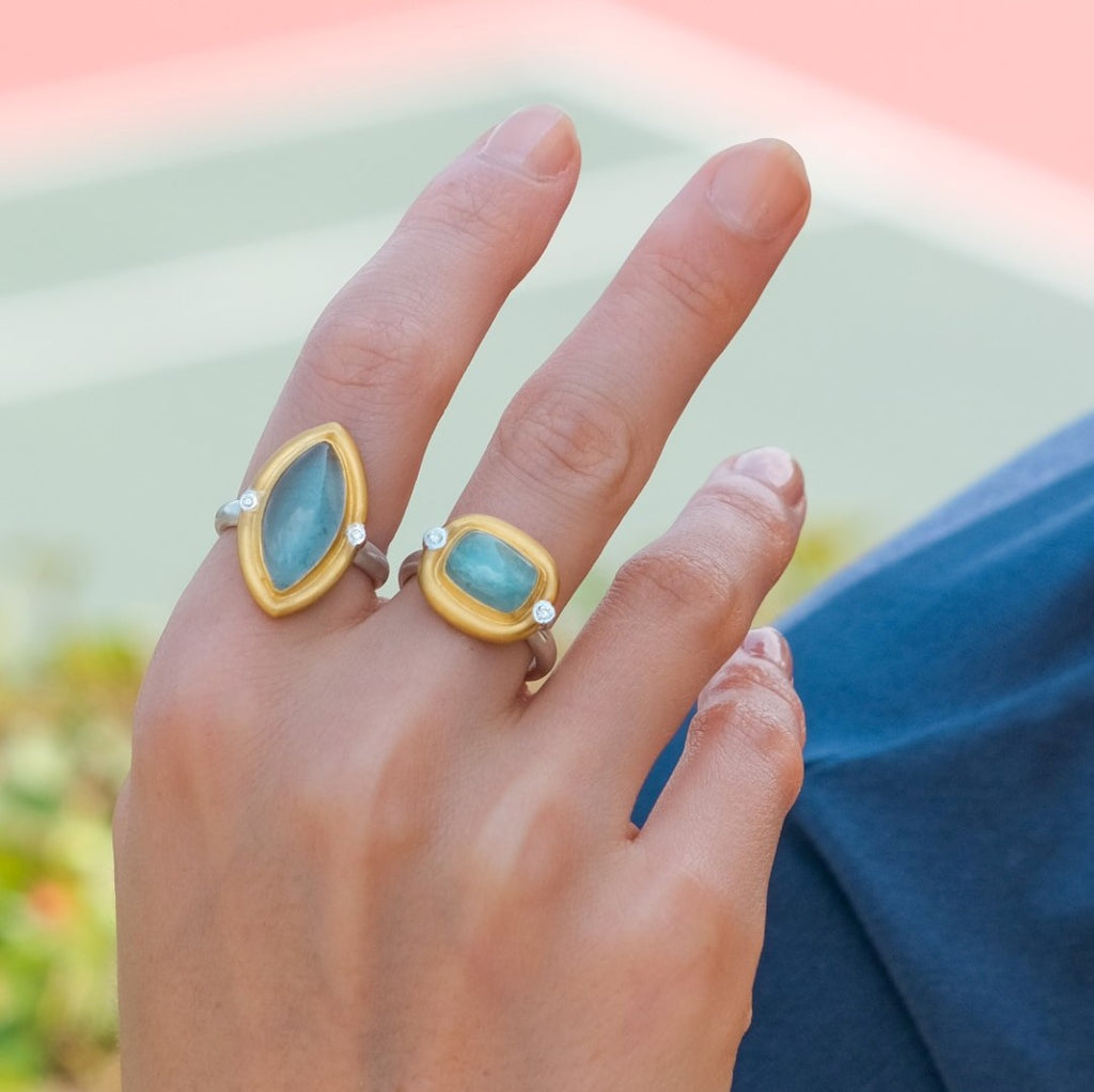 Sky Aquamarine Ring by Lika Behar Collection, SKU 650-648416, view 2 — Moses Jewelers