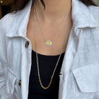 Handmade Twiga Paperclip & Bar Chain by Lika Behar Collection, SKU 650-648417, view 2 — Moses Jewelers