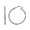 Mesh Hoop Earrings by Charles Garnier USA, SKU 650-648482, main view — Moses Jewelers