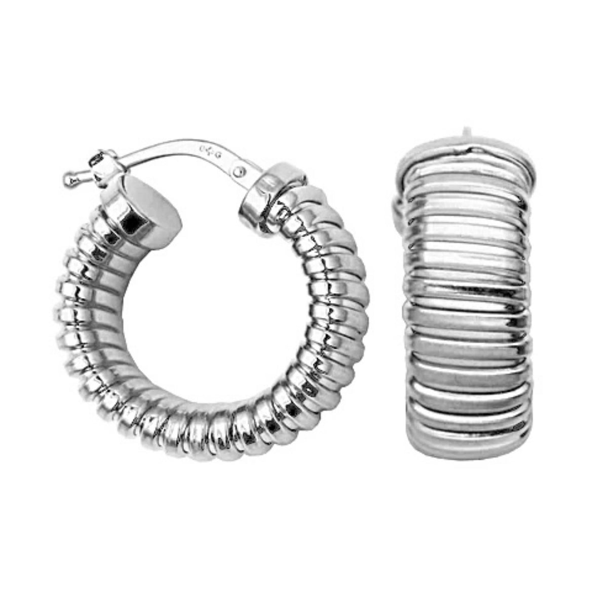 Tubogas Hoops by Charles Garnier USA, SKU 650-648488, main view — Moses Jewelers