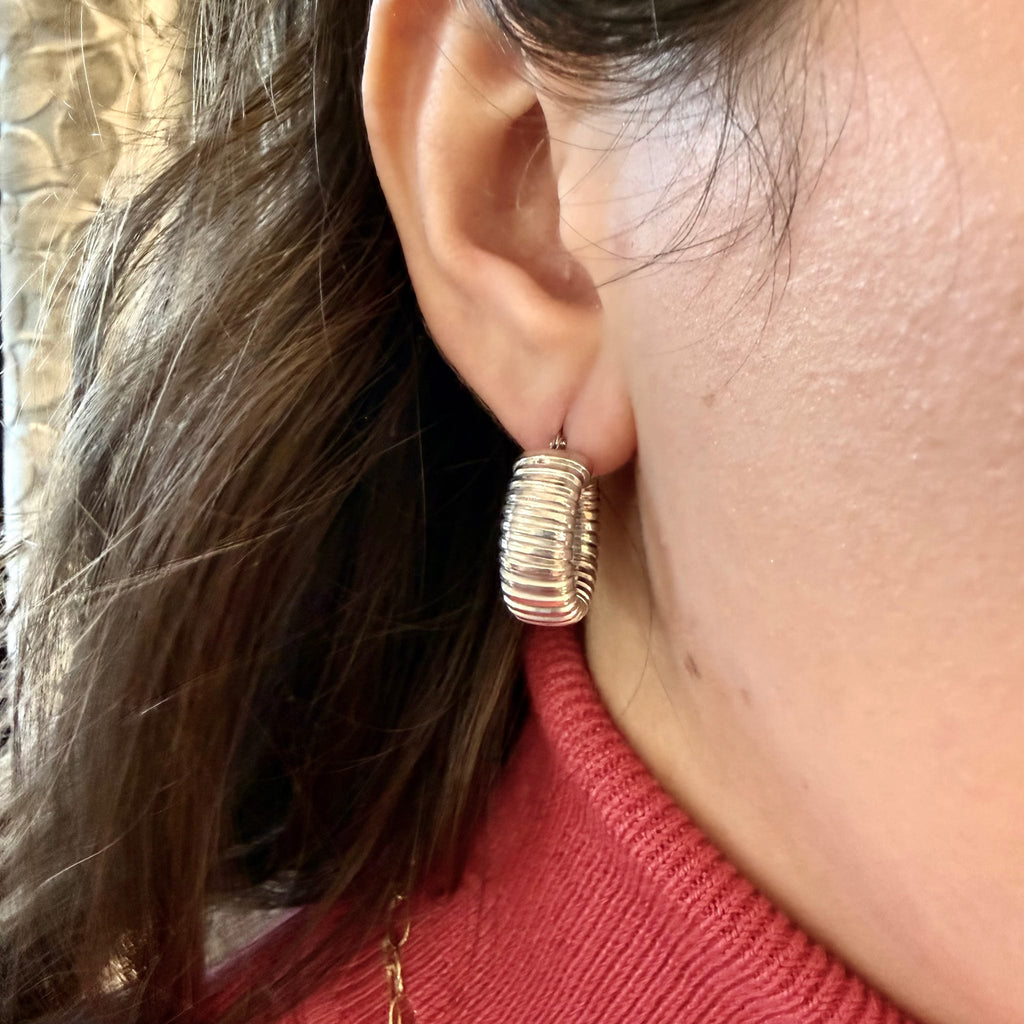 Tubogas Hoops by Charles Garnier USA, SKU 650-648488, view 2 — Moses Jewelers